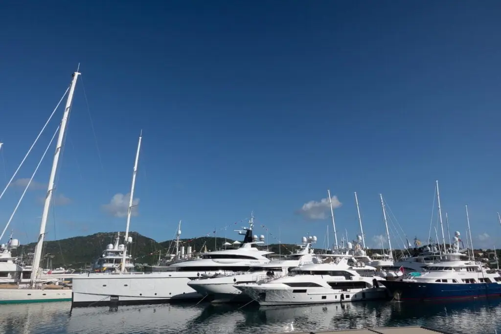 Antigua Charter Yacht Show during the Caribbean yacht charter season