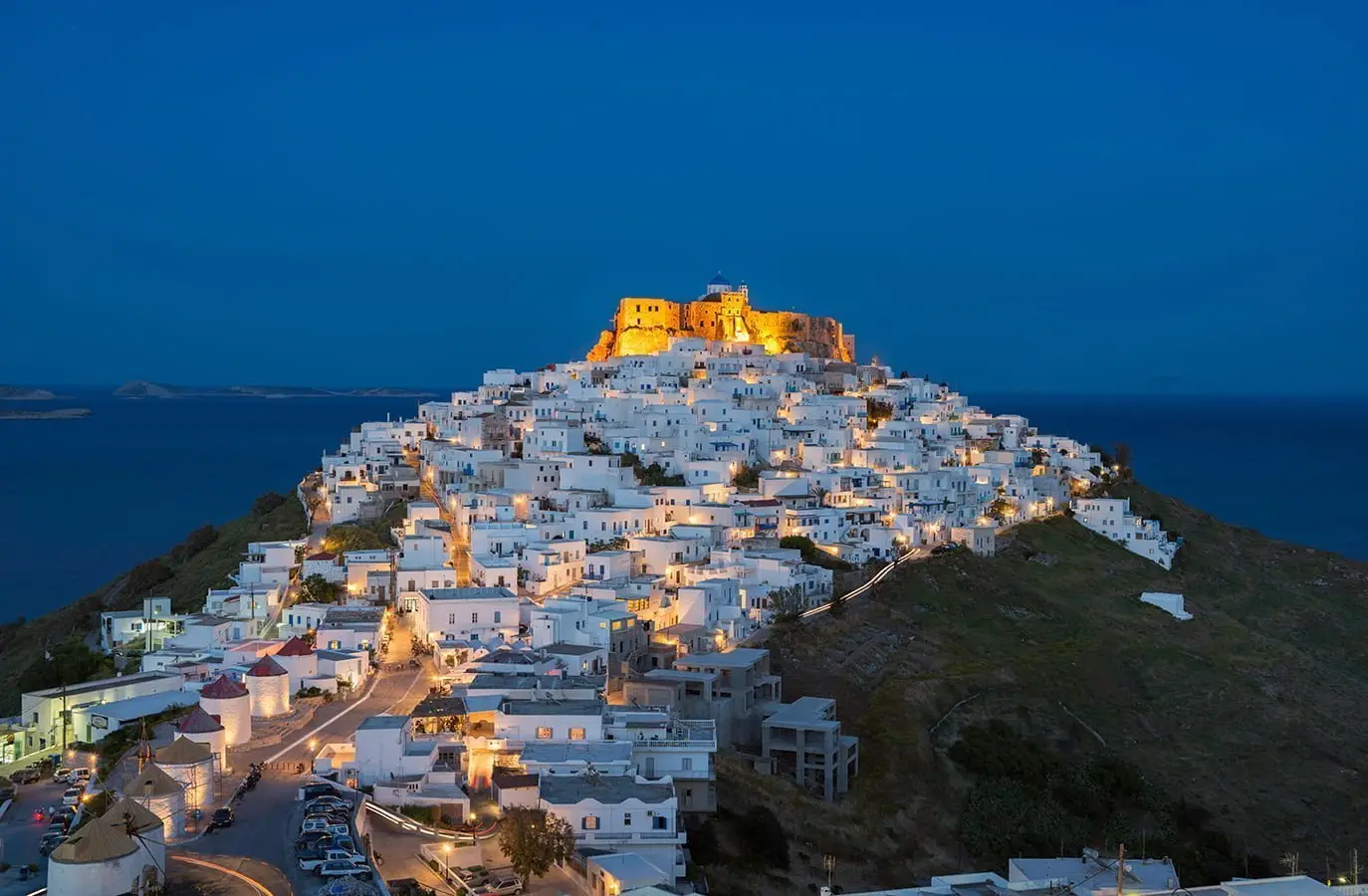Astypalaia island in the Dodecanese, Greece