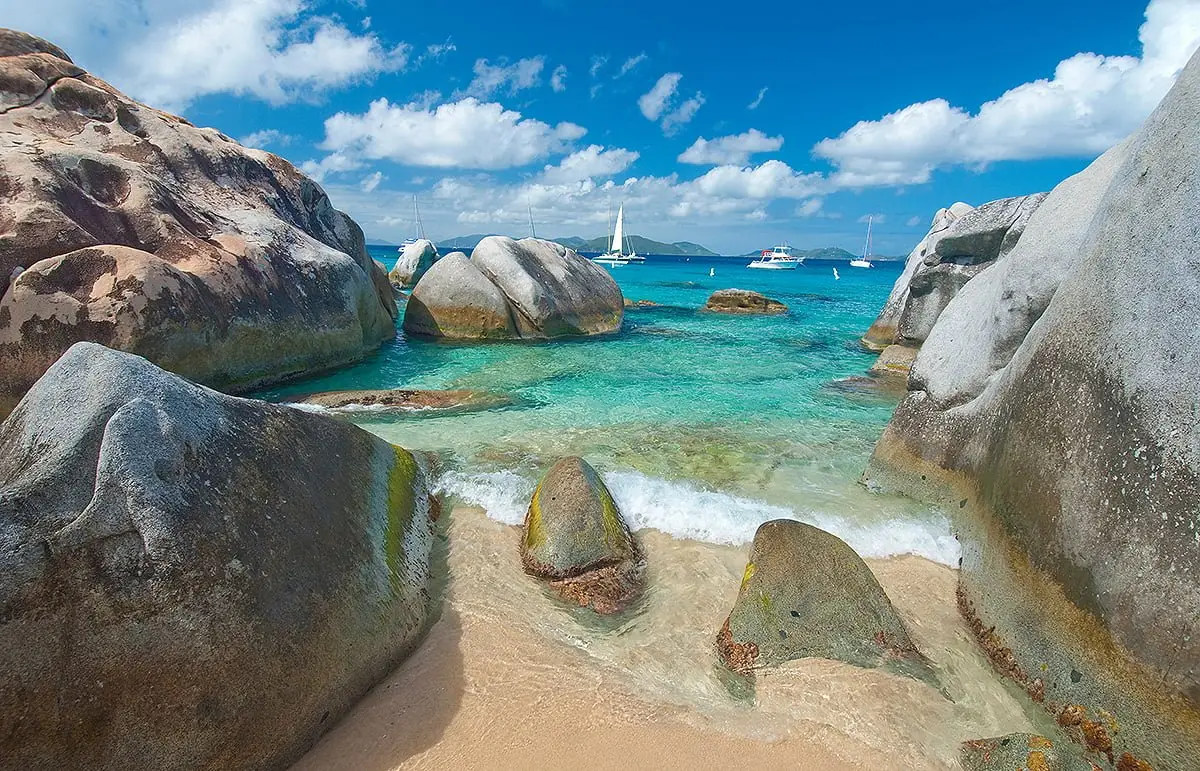 Baths on virgin gorda