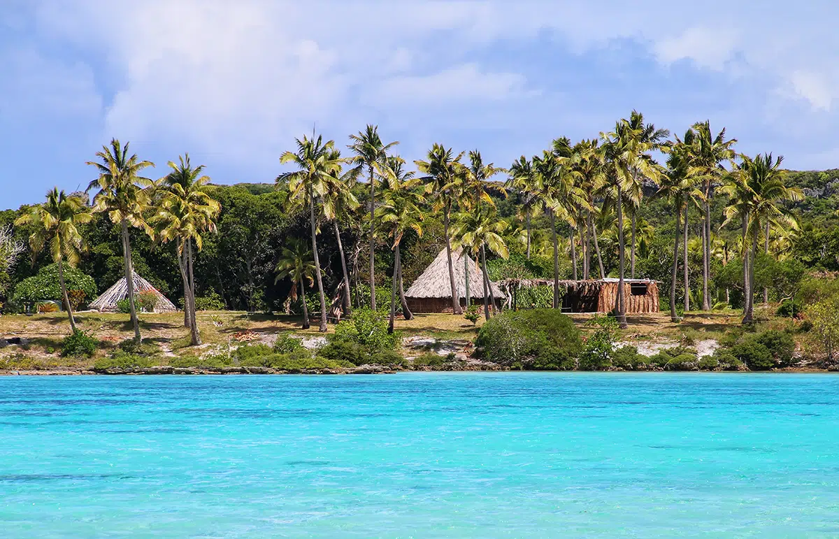 Faiava Island from Ouvea Loyalty Islands New Caledonia