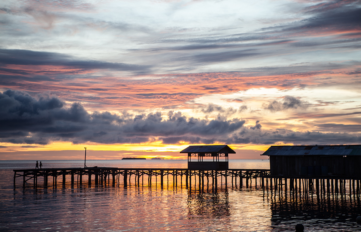 Pier at Village in Raja Ampat