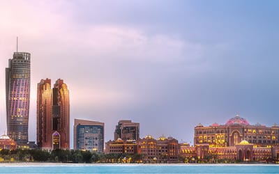 View of Abu Dhabi Skyline