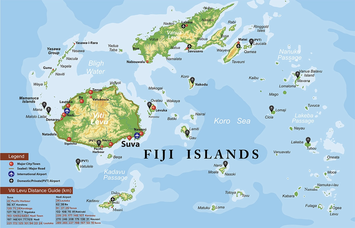 fiji map