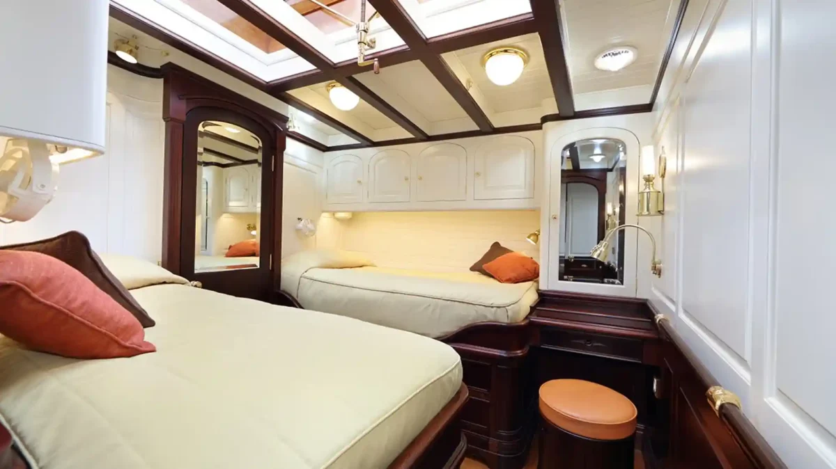 ASGARD is an exquisite 42.84m (140'7") performance sailboat crafted by Abeking & Rasmussen