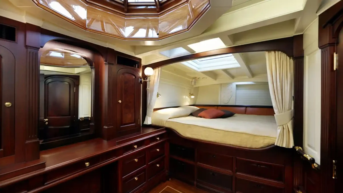 ASGARD is an exquisite 42.84m (140'7") performance sailboat crafted by Abeking & Rasmussen