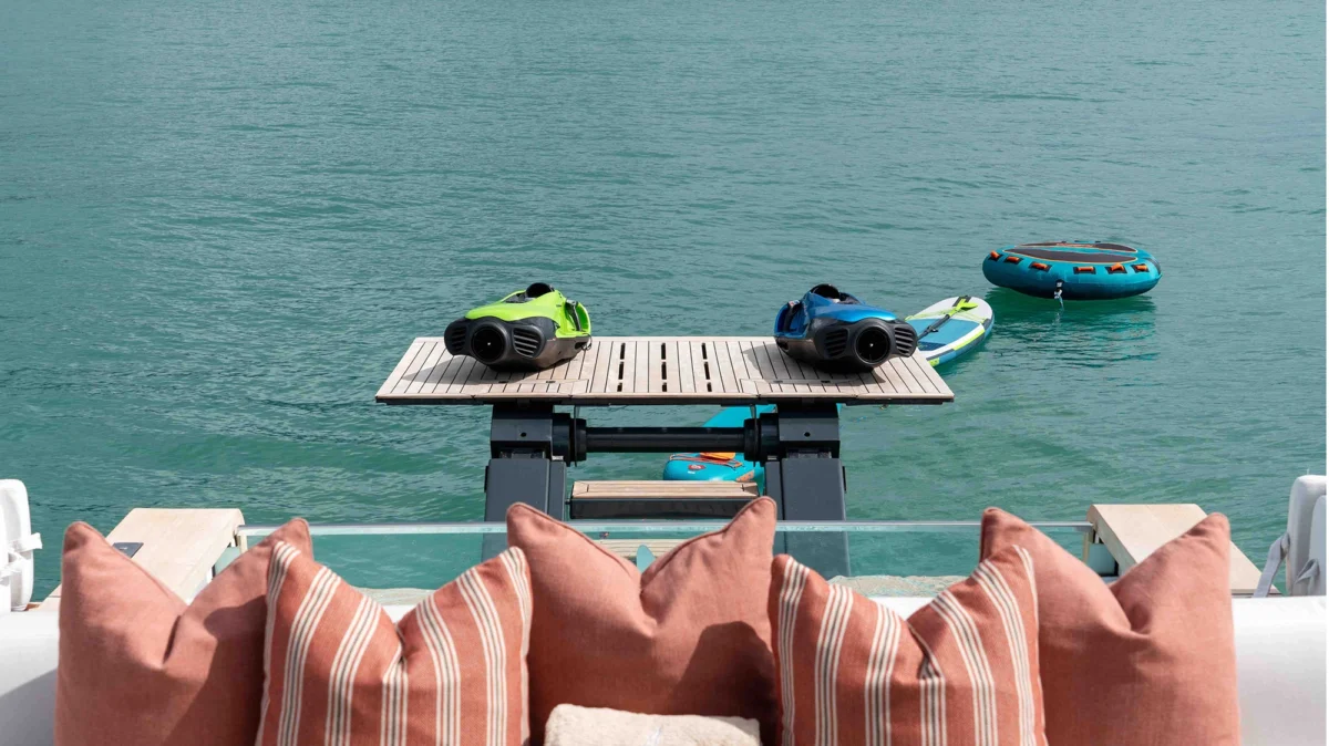 Tender & water toys on board Benetti A+ 34m 2024 yacht for charter