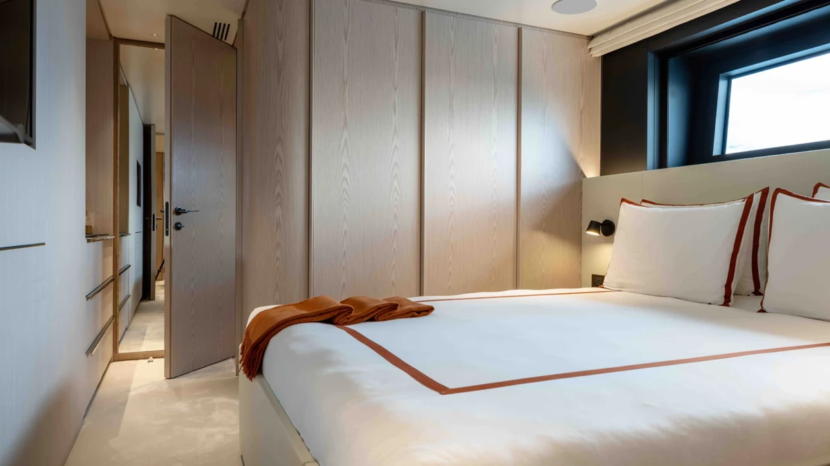 VIP cabin on board Benetti A+ 34m 2024 yacht for charter