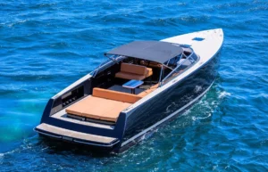 VanDutch 55 cruising along the French Riviera near Saint-Tropez
