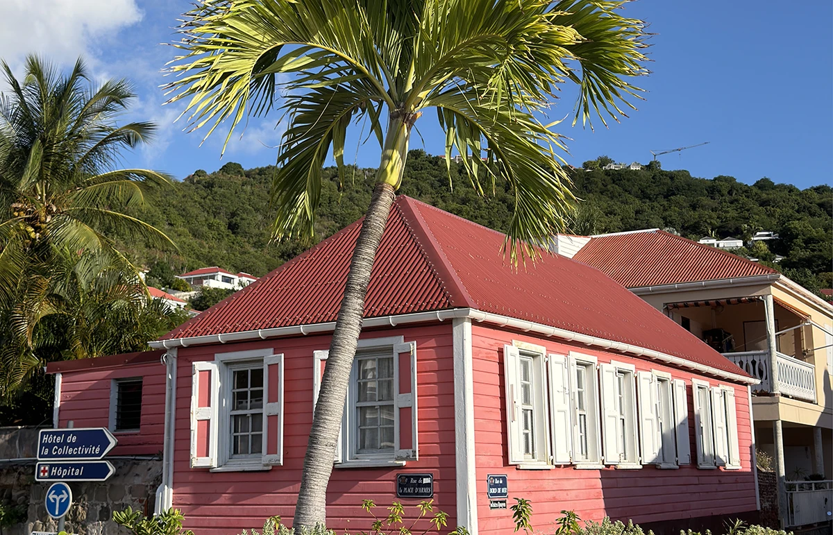 Traditional Creole house in St Barths