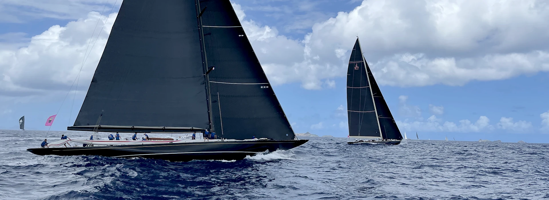 Performance sailing yachts racing at the St Barths Bucket Regatta 2026