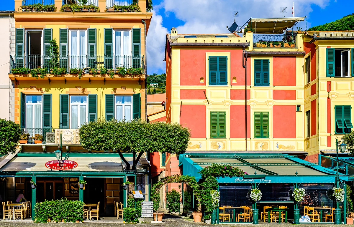 Portofino, Italy old town and port of Portofino