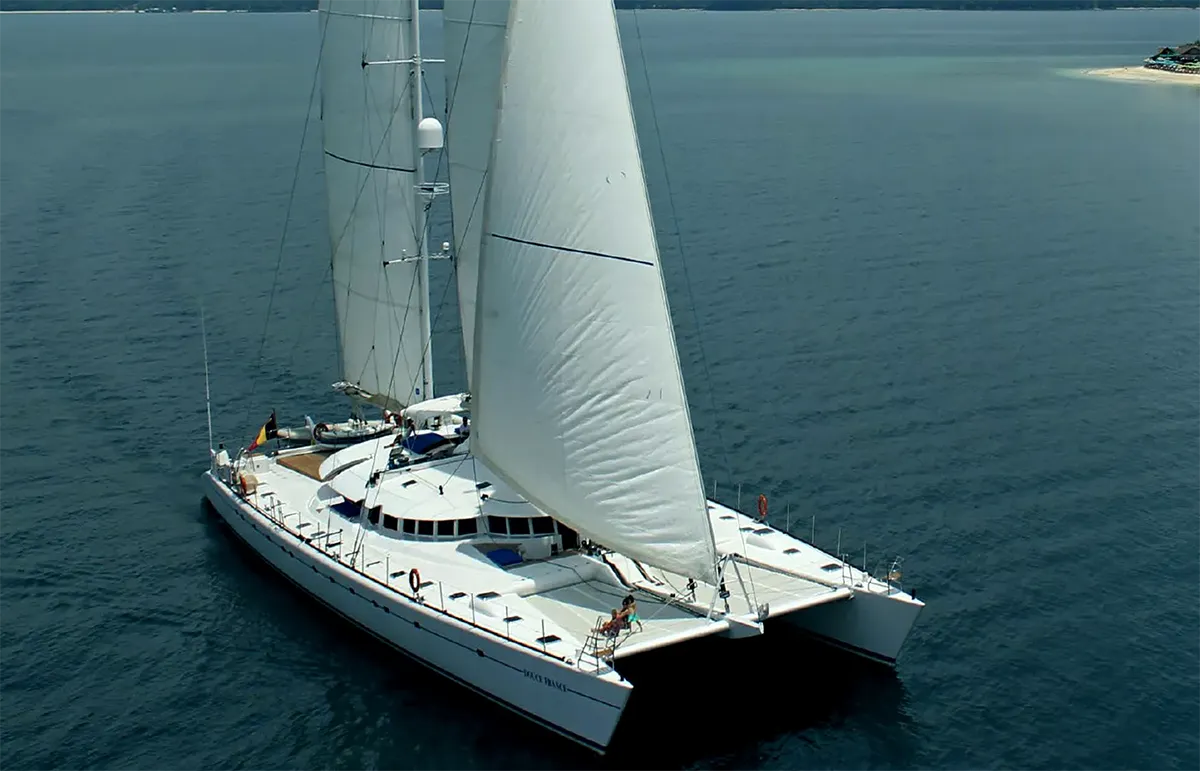 Douce France one of the largest catamaran in the wolrd