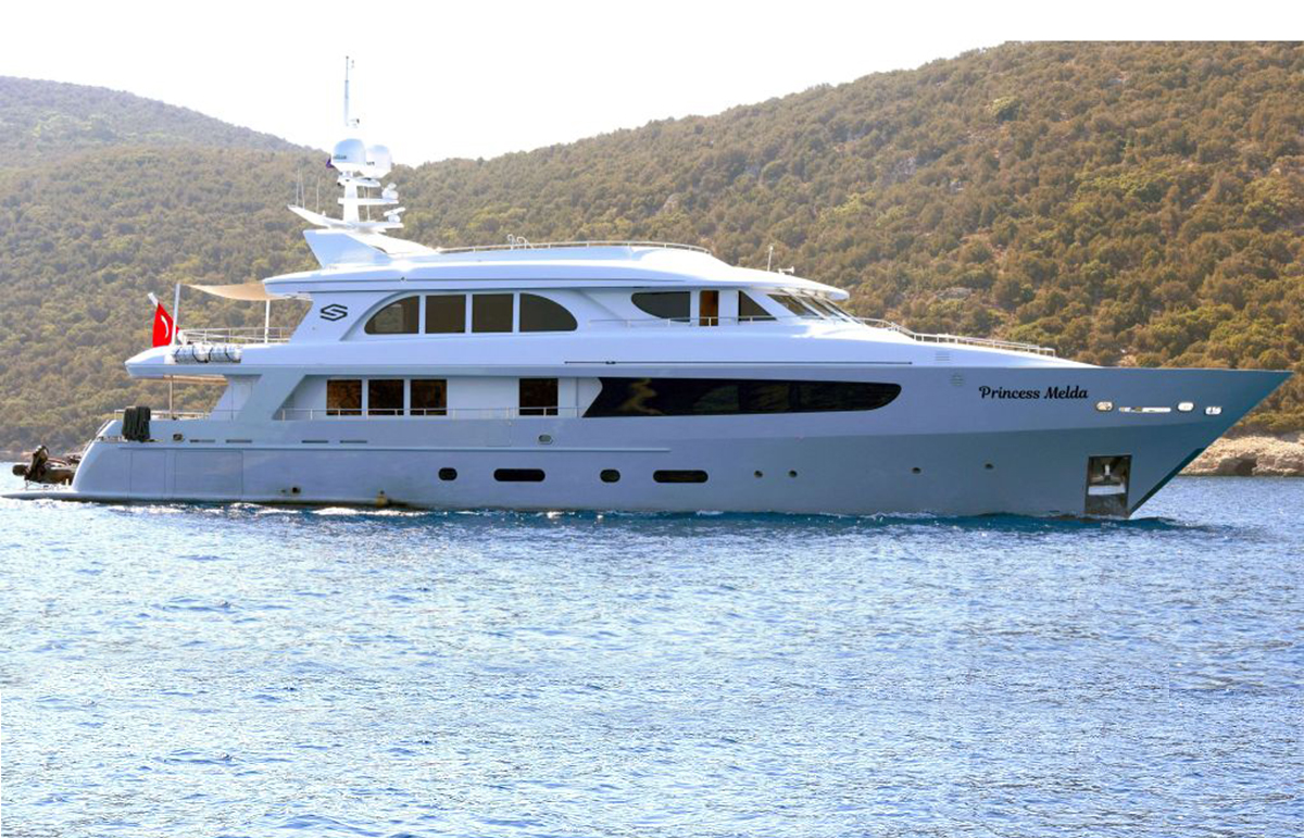 Princess Melda 42M yacht for charterr in Turkey