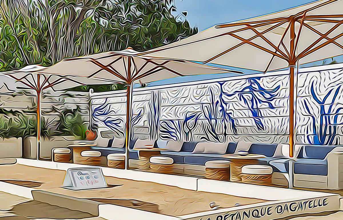 Bagatelle St. Tropez Beach Club - Echonautique.com Bagatelle St. Tropez beach club on Pampelonne Beach