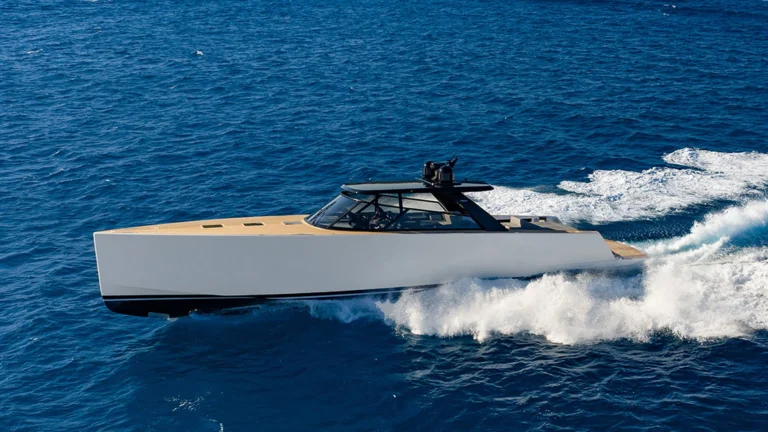 DUTCH PEARL VanDutch 75 Yacht Charter DUTCH PEARL is a new VanDutch 75 available for yacht charter on the French Riviera. Combining the distinctive VanDutch design with generous outdoor spaces and impressive performance, she is an ideal choice for enjoying the Mediterranean in style. Her spacious open deck offers multiple areas for relaxing, dining and entertaining, creating an exceptional setting for days at sea with family or friends. The large cockpit and sunbathing areas make the most of the yacht’s 22-metre length, while her sleek profile and powerful performance deliver the unmistakable VanDutch experience. Based on the French Riviera, DUTCH PEARL is perfectly suited to discovering some of the Mediterranean’s most iconic destinations, from Saint-Tropez and the beaches of Pampelonne to Cannes, the Lérins Islands, Antibes and Monaco. Whether for a day charter, a weekend on board or a longer Mediterranean escape, L’Echo Nautique can advise you on DUTCH PEARL’s charter availability, itinerary and arrangements according to your plans.